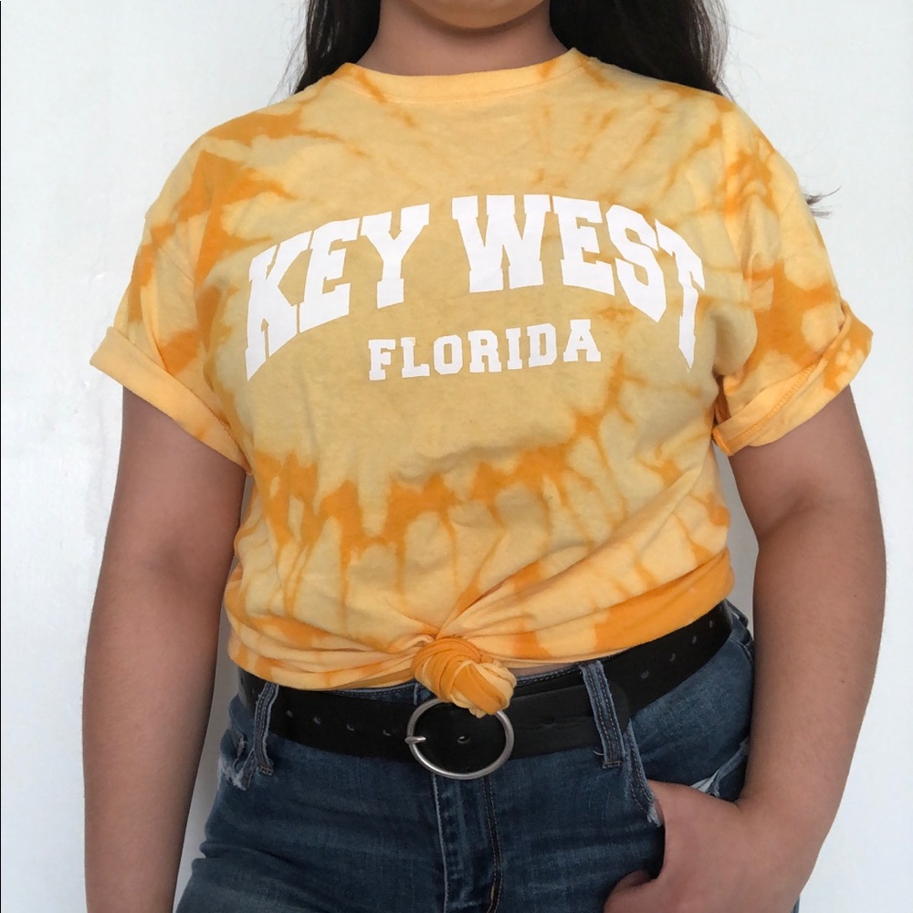 Yellow Tie Dye Shirt
